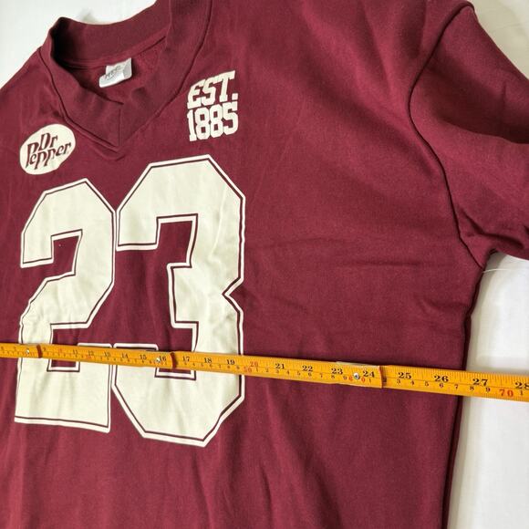 Dr Pepper Women’s Sweatshirt Burgundy Crewneck Pullover Size XL Graphic NWT - Picture 8 of 8